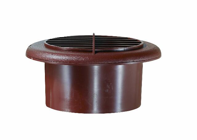 RV Designer H805 Provent Dampened Vent - Walnut,4"
