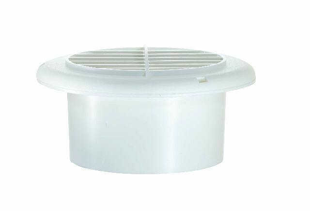 RV Designer H820 Provent Dampened Vent - White,4"