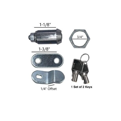 RV Designer Collection L318 Ace Compartment Lock 1-1/8"