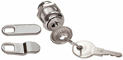 RV Designer L427, Econo Cam Lock, 7/8 inch, Keyed Code 751, Compartment Hardware, Siliver