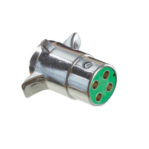 RV Designer P409, Pollack, 4-Way Plug, Chrome Plated