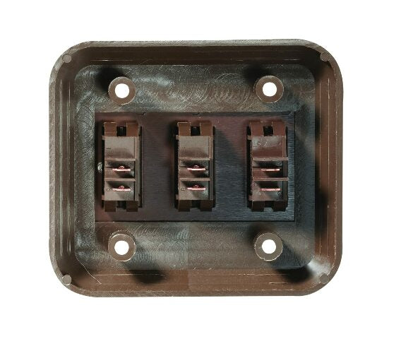 RV Designer Collection S659 Wall Plate Switch Triple On/Off