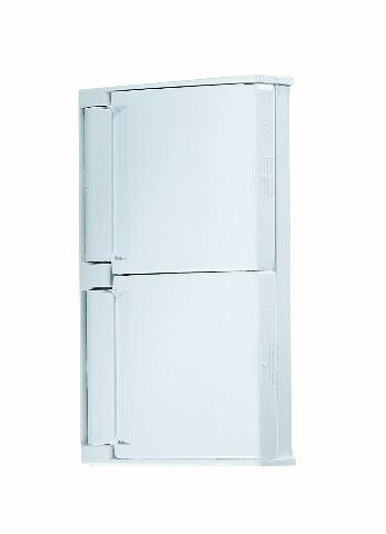 RV Designer S905, Weatherproof Dual Outlet Cover with Snap Cover Plate, White, AC Electrical