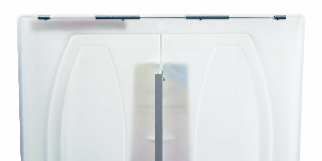 RV Designer V106, Vent Lid, Jensen Pin Hinge Prior to 1994, White, Standard