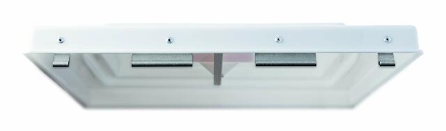 RV Designer V106, Vent Lid, Jensen Pin Hinge Prior to 1994, White, Standard