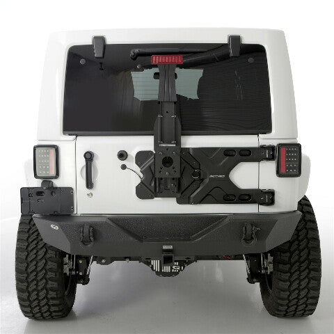 Smittybilt 2843 Pivot HD Tire Carrier Compatible with 07-18 Wrangler (JK)