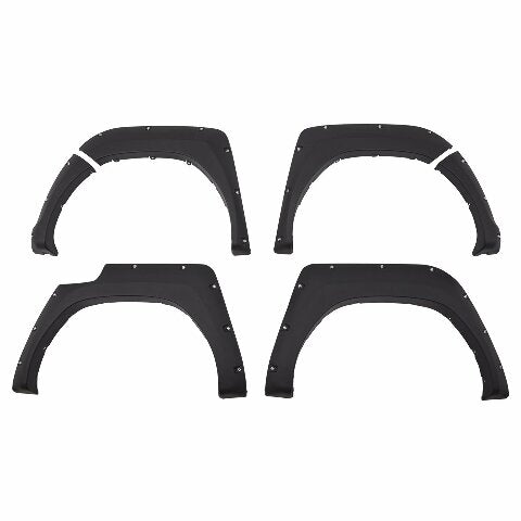 Smittybilt 17291-GBA M1 Color Fender Flares Black 2016-2018 Chevy 1500 with 5.8' Bed, Clear