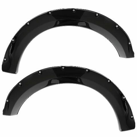 Smittybilt 17397-G1 M1 Color Fender Flares Shadow Black 2018 Ford F150