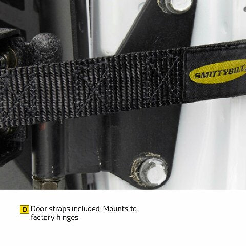Smittybilt 76795 SRC GEN 2 Tube Door Fits 07-18 Wrangler (JK)