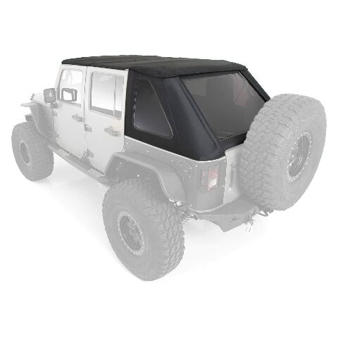 Smittybilt 9083135K Black Diamond Bowless Combo Top w/Tinted Windows 4 Door