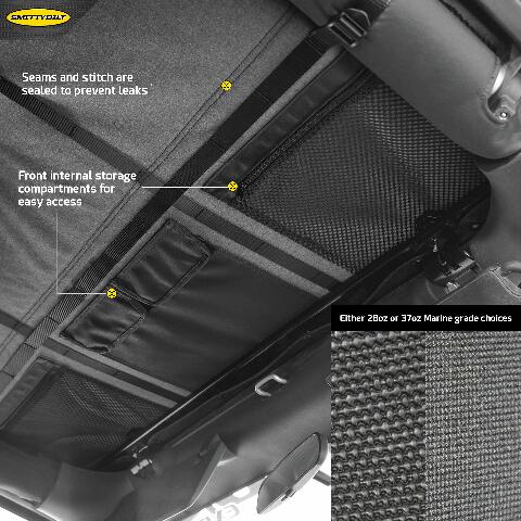 Smittybilt 9087135K Bowless Combo Top w/Tinted Windows Fits 07-18 Wrangler (JK)