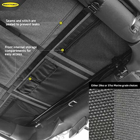 Smittybilt 9087135K Bowless Combo Top w/Tinted Windows Fits 07-18 Wrangler (JK)