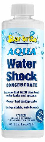 STAR BRITE Aqua Water Shock Compatible with Boats & RVs - Instant Odor & Bad Taste Remover Compatible with Potable Water, 16 Ounce (097116)