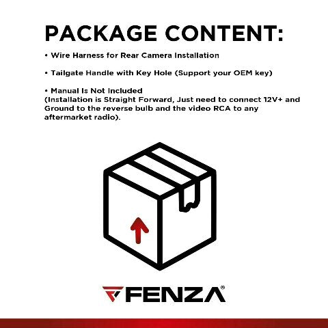 Chrome Tailgate Handle w/ Rear View Camera, Key Hole for 2016-2021 Toyota Hilux