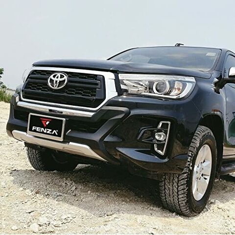 Front Bumper Guard Protector for Compatible with Toyota Hilux 2019-2020