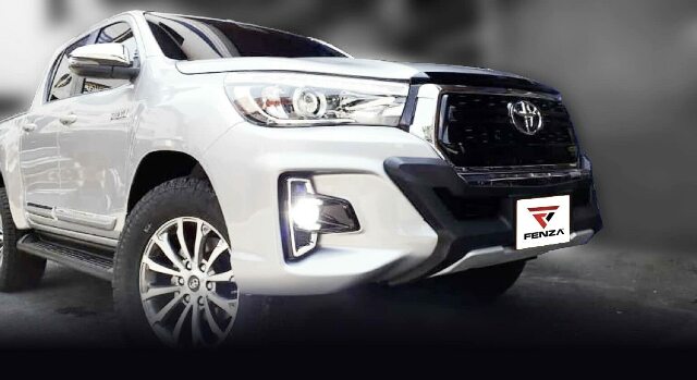 Front Bumper Guard Protector for Compatible with Toyota Hilux 2019-2020