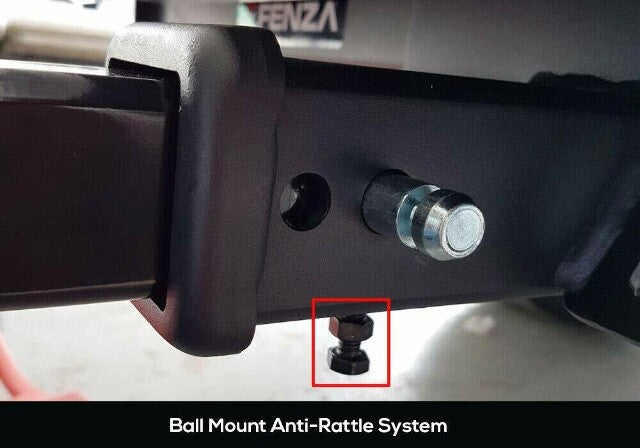 Fenza Tow Bar With Receiver&2"Ball Withstand The Tension Of 6000Lbs Compatible With Toyota Prado Fj150 10-20