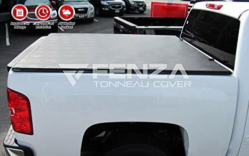 Fenza Soft Tri-Fold Tonneau Cover Compatibnle With Toyota Tacoma 2005-2015 6 Ft.