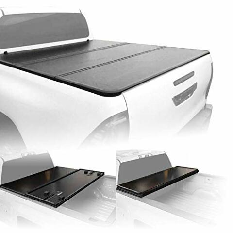 Fenza Soft Tri-Fold Tonneau Cover Compatibnle With Toyota Tacoma 2005-2015 6 Ft.