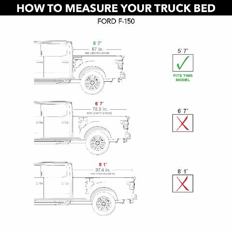 RealTruck UnderCover ArmorFlex Hard Folding Truck Bed Tonneau Cover | AX2 | Compatible with - 2014 Ford F-150 5' 6" Bed (66") 2004