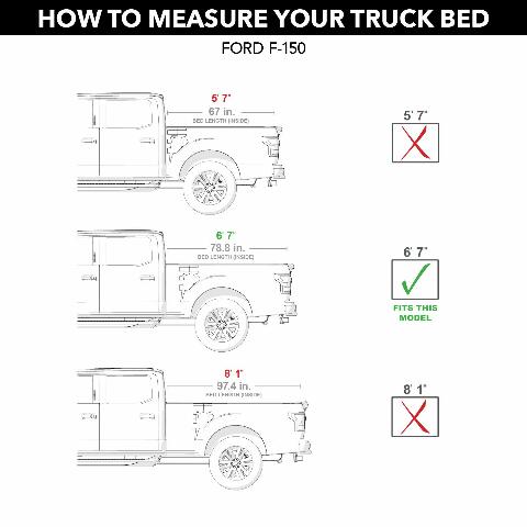 RealTruck UnderCover ArmorFlex Hard Folding Truck Bed Tonneau Cover | AX2 | Compatible with - Ford F-150 6' 7" Bed (78.8") 2014