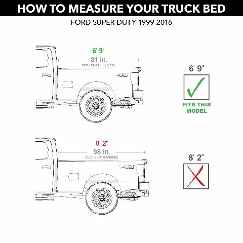 RealTruck UnderCover ArmorFlex Hard Folding Truck Bed Tonneau Cover | AX2 | Compatible with - 2016 Ford F-250/350 Super Duty 6' 10" Bed (81.8") 2008