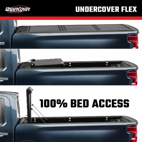 RealTruck UnderCover Flex Hard Folding Truck Bed Tonneau Cover | FX31002 | Compatible with - Dodge Ram 1500 6' 6" Bed (78") 2002