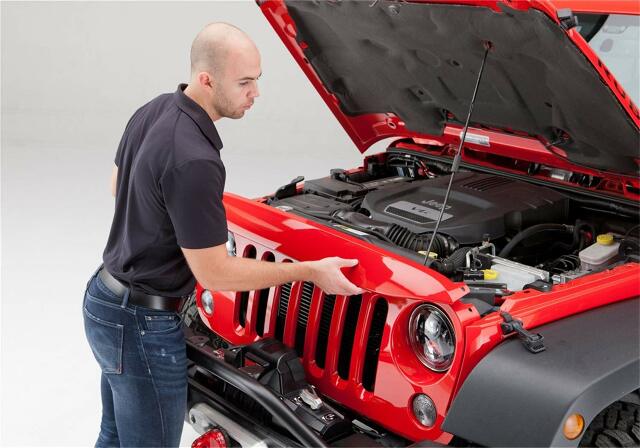 NightHawk Light Brow NightHawk Jeep Brow | NH1001-PYC | Compatible with Jeep JK PYC- Amped 2007-2017