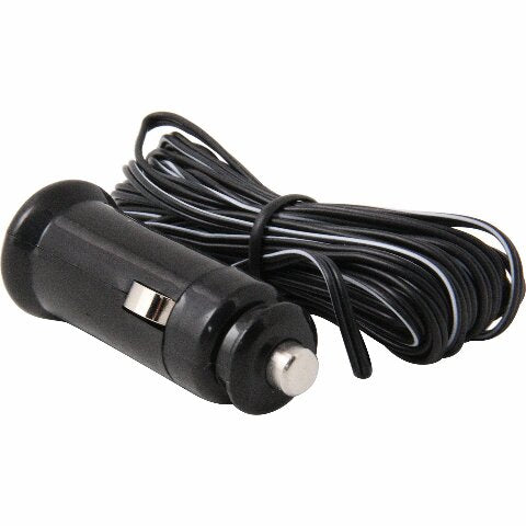 Pilot Automotive CZ-3066 Black 12V Cigarette Power Plug with 3' Wire Lead
