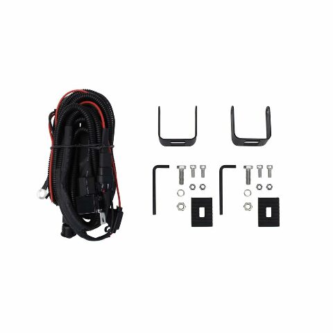 Westin 09-12200B-PR HyperQ LED Auxiliary Lights Flood Beam 3.2x3 in. 5W (Set of 2)