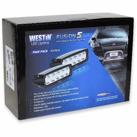 Westin 09-12232-PR Fusion5 Single Row LED Light Bar
