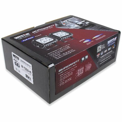 Westin 09-12252A-PR Quadrant LED Auxiliary Light