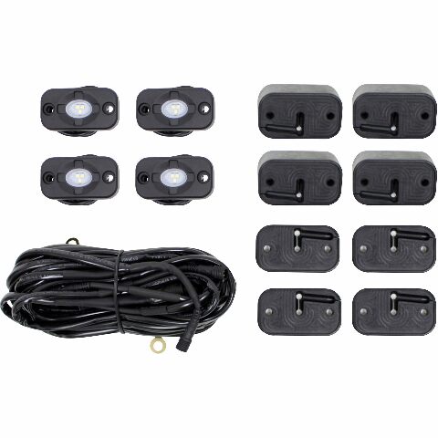 Westin 09-80015 LED Rock Light Kit Fits 07-19 Wrangler (JK) Wrangler (JL)