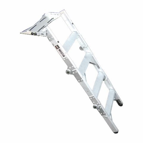 Westin 10-3000 Truck-Pal Tailgate Ladder,Silver