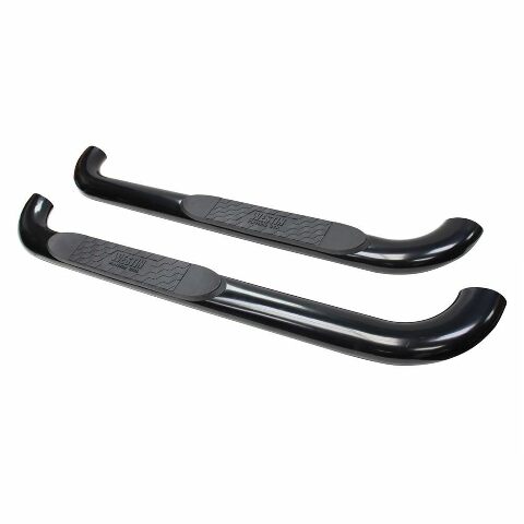Westin 21-1405 Platinum 4 Oval Nerf Bars fits 1999-2013 Silverado Sierra 1500 1999-2004 Silverado Sierra 2500LD 2001-2014 Silverado Sierra 2500 3500HD Standard Cab Black Pair