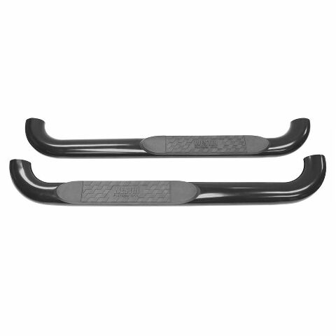 Westin 21-1405 Platinum 4 Oval Nerf Bars fits 1999-2013 Silverado Sierra 1500 1999-2004 Silverado Sierra 2500LD 2001-2014 Silverado Sierra 2500 3500HD Standard Cab Black Pair