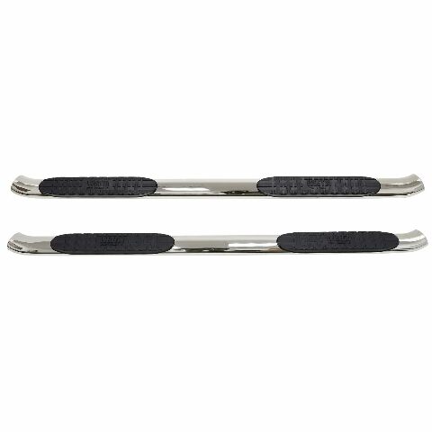 Westin 21-23720 PRO TRAXX 4 Oval Nerf Bars fits 2014-2018 Silverado Sierra 1500 2015-2019 Silverado Sierra 2500 3500 Crew Cab Polished Pair