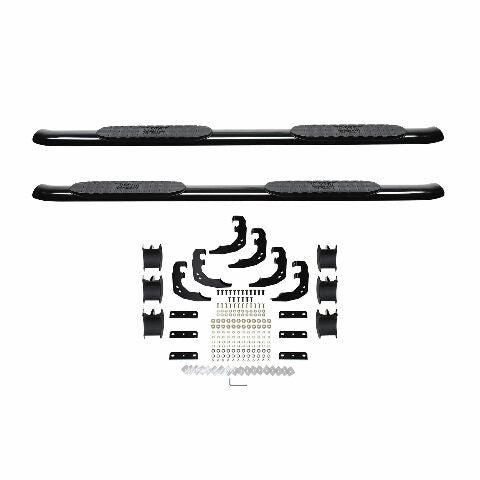 Westin 21-24085 Pro Traxx 4 Oval Nerf Step Bars fits 2019-2023 Ram 1500 Crew Cab (Excl. Ram 1500 Classic) Black 1 Pair
