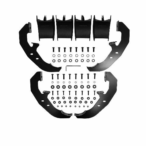 Westin 21-24115 PRO TRAXX 4 Oval Nerf Bars fits 2019-2024 Silverado Sierra 1500 2020-2024 Silverado Sierra 2500 3500 Standard Cab Black Pair