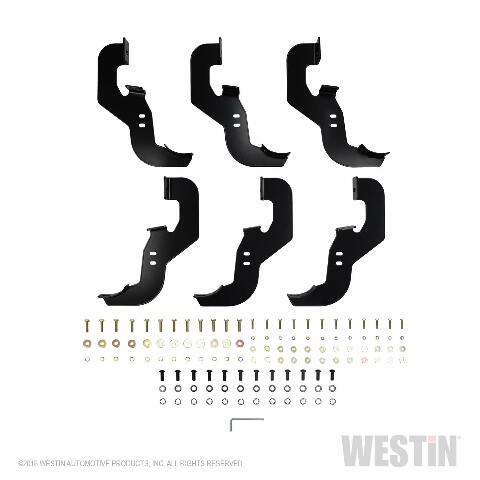 Westin 21-24130 PRO TRAXX 4 Oval Nerf Bars fits 2019-2024 Silverado Sierra 1500 2020-2024 Silverado Sierra 2500 3500 Crew Cab (Exc 2019 Silverado LD/Sierra 1500 Limited) Polished Pair