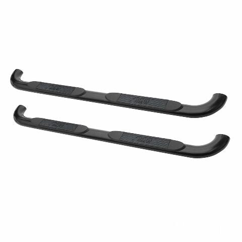Westin 21-3825 Platinum 4 Oval Nerf Bars fits 2014-2018 Silverado Sierra 1500 Crew Cab (Body Mount) Black Pair