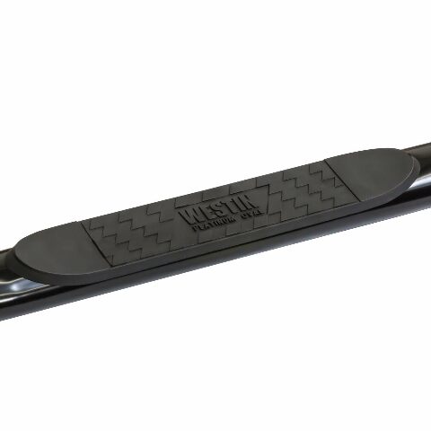 Westin 21-3825 Platinum 4 Oval Nerf Bars fits 2014-2018 Silverado Sierra 1500 Crew Cab (Body Mount) Black Pair