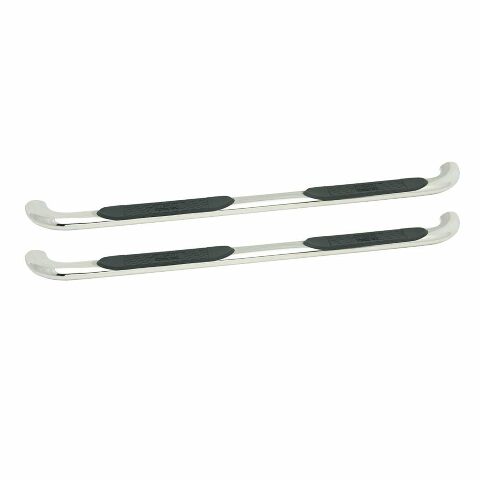 Westin 21-4120 Platinum 4 Oval Nerf Bars fits 2019-2024 Silverado Sierra 1500 Double Cab (Exc 2019 Silverado LD/Sierra 1500 Limited) Stainless Steel Pair