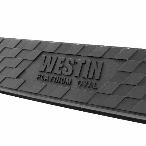 Westin 21-4125 Platinum 4 Oval Nerf Bars fits 2019-2024 Silverado Sierra 1500 Double Cab (Exc 2019 Silverado LD/Sierra 1500 Limited) Black Pair