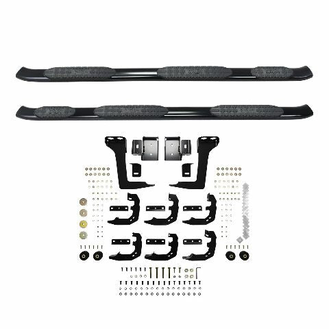Westin 21-534735 PRO TRAXX 5 Oval Wheel to Wheel Nerf Bars fits 2019-2024 Ram 1500 Quad Cab 6'5" Bed (Exc 2019-2023 1500 Classic) Black Pair