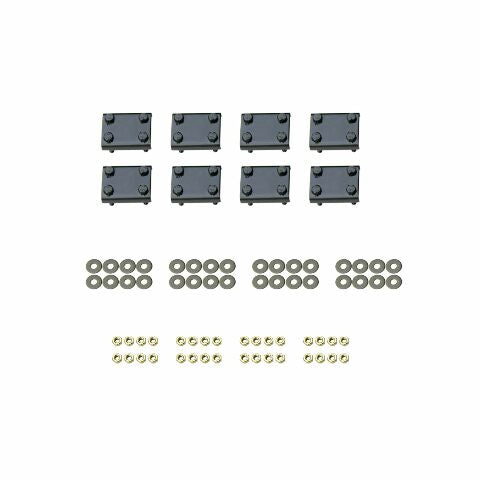 Westin 22-1445 Premier Oval Nerf Bar Mount Kit fits 1998-2012 Ranger Extended Cab 2Door Black Pair