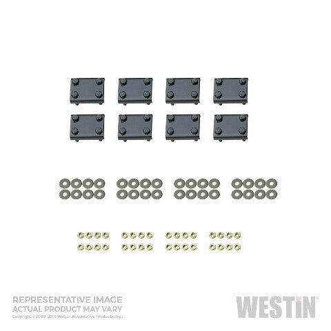 Westin 22- Premier Oval Nerf Step Bar Mount Kit Compatible with 10-18 4Runner 1945