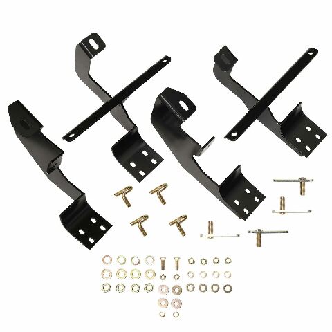 Westin 22-1975 Premier Oval Nerf Bar Mount Kit fits 2011-2019 Explorer 4Door Black Pair