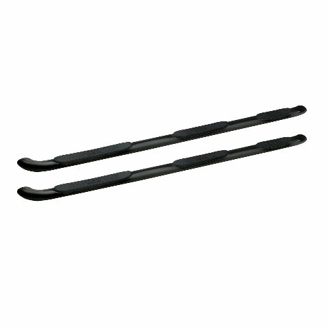 Westin 24-54565 Platinum 4 Oval Wheel to Wheel Step Bar fits 2015-2019 Silverado Sierra 2500 3500 Double Cab 6'5" Bed & Dually 8' Bed Black Pair