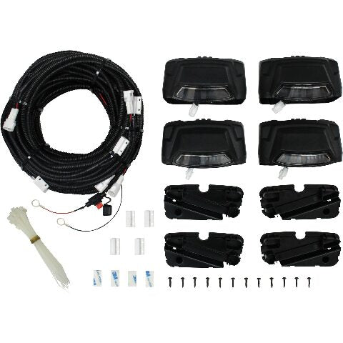 Westin 28-51003 R5 LED Light Kit Includes End Caps with Integrated LED Lights and Wiring Harness